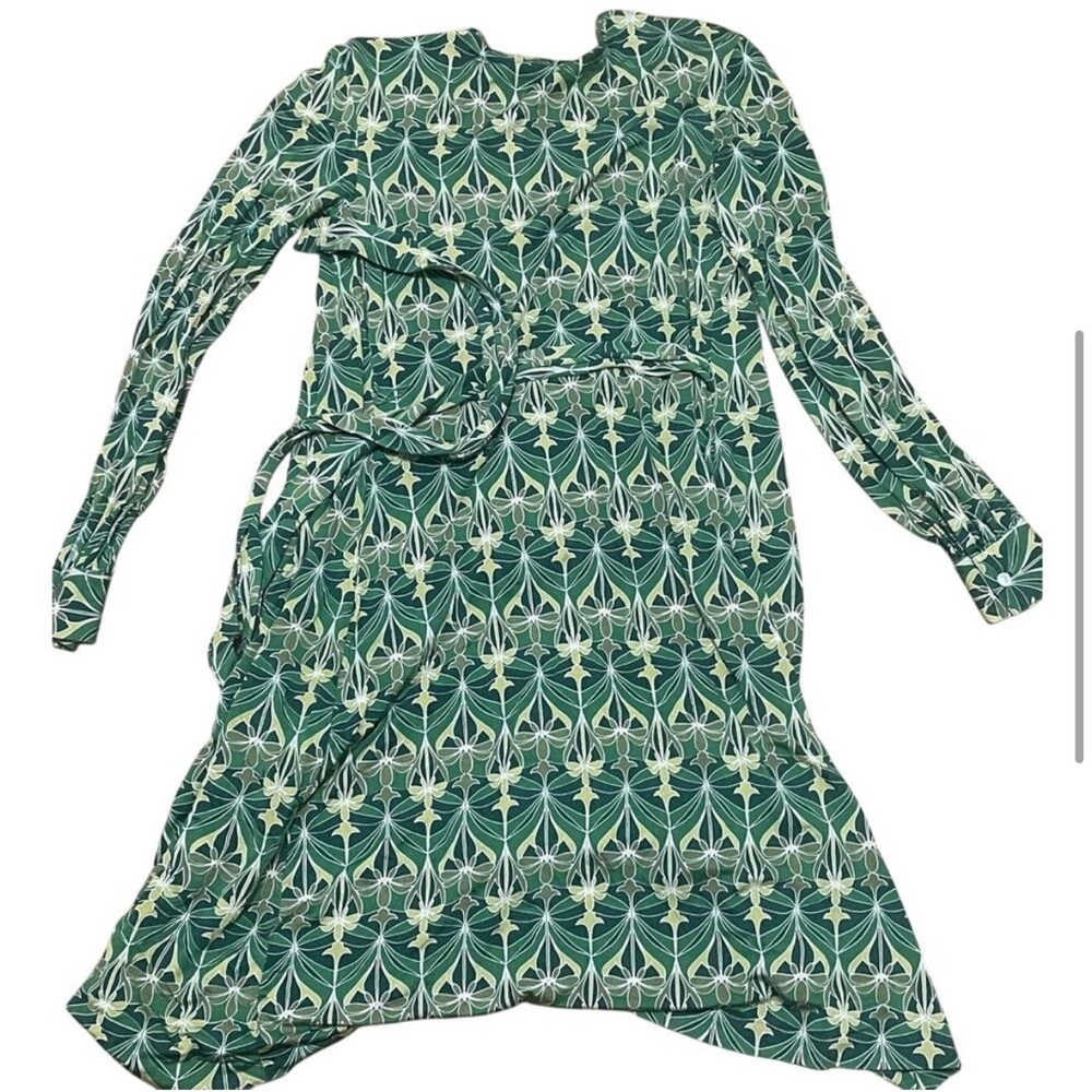 Vintage Y2K Banana Republic Silk Blend Wrap Dress XS